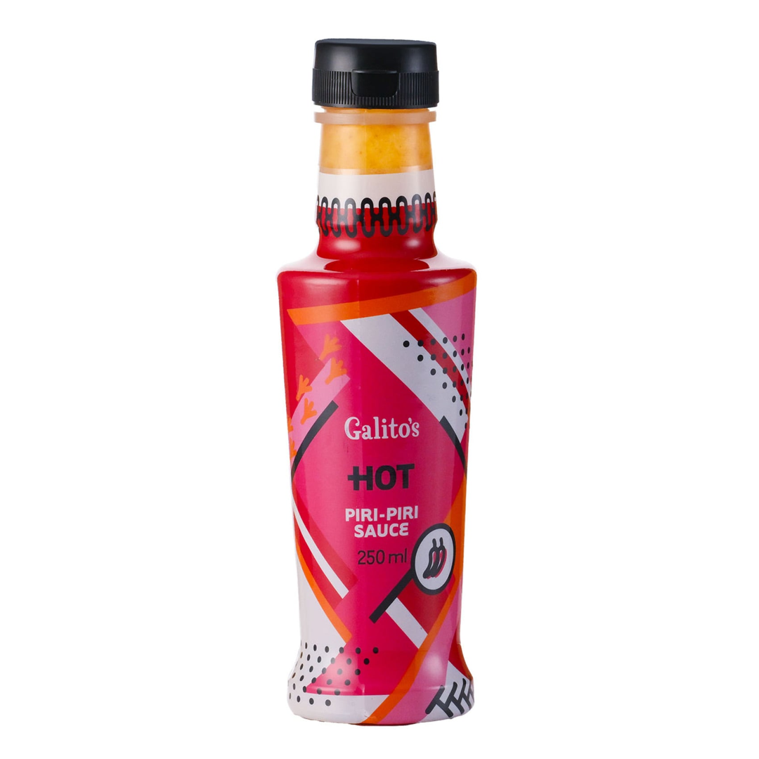 GALITOS XXX HOT PIRI PIRI SAUCE 250ML
